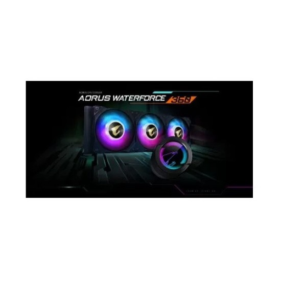 AORUS WATERFORCE 360 With ARGB Lighting Display AIO Liquid Cooler