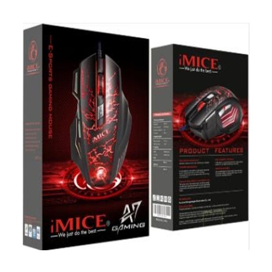 IMICE A7 Wired USB Gaming Mouse