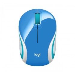 Logitech M187 Ultra Portable Blue Wireless Mouse