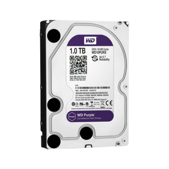 Western Digital 1TB Purple Surveillance HDD