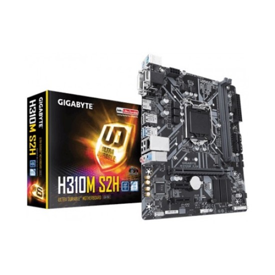Gigabyte H310M S2H 9th Gen Micro ATX Motherboard