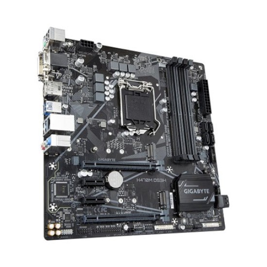 Gigabyte H470M DS3H 10th Gen Micro ATX Motherboard