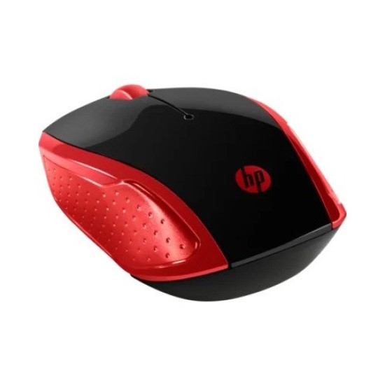 HP 200 Emprs Red Black Wireless Mouse