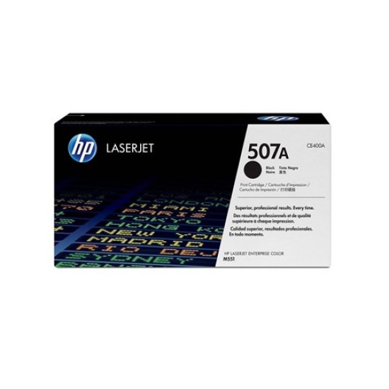 HP 507A Black Original LaserJet Toner Cartridge