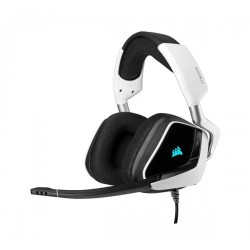 Corsair VOID RGB ELITE USB Premium White Gaming Headphone with 7.1 Surround Sound