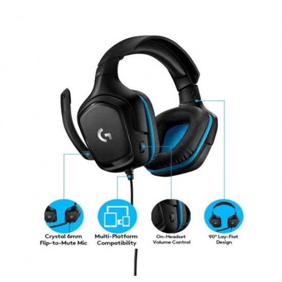 Logitech G431 7.1 Surround Sound Gaming Headset