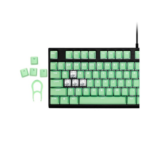  Corsair PBT Double-Shot Pro Keycap Mod Kit - Mint Green