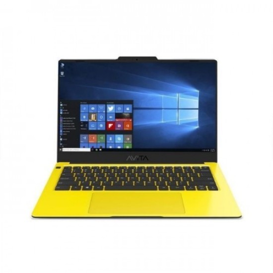 Avita Liber V14 Core i5 11th Gen 14 inch FHD Laptop Flowers on Yellow