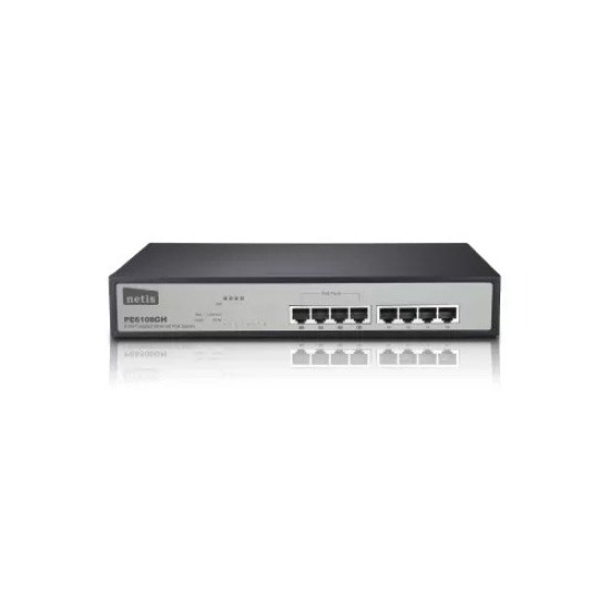 Netis PE6108GH 8 Port Gigabit Ethernet PoE Switch