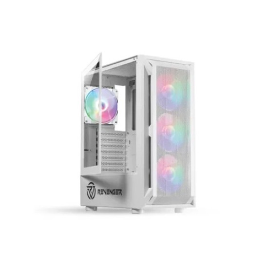 Revenger JETFIRE 2 White RGB Gaming Case