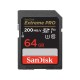 SanDisk Extreme Pro SQXCY 64GB MicroSD Card 