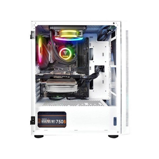 Gamdias ARGUS E4 Elite WH Mid Tower Gaming Case White