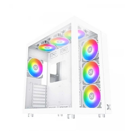 Xigmatek Aquarius Pro Arctic Mid Tower White ATX Gaming Casing