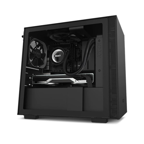 NZXT H210 Mini-ITX Casing with Tempered Glass Black