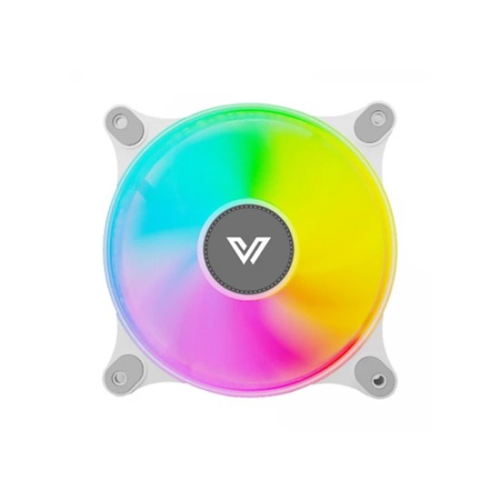 Value-Top W1292S 12CM White Static RGB Case Fan