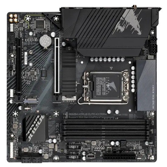 Gigabyte B660M AORUS ELITE AX DDR4 12th Gen Micro ATX Motherboard