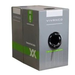 CAT6 4 PAIR U UTP CABLE (305M UNSHIELDED PVC GRAY)